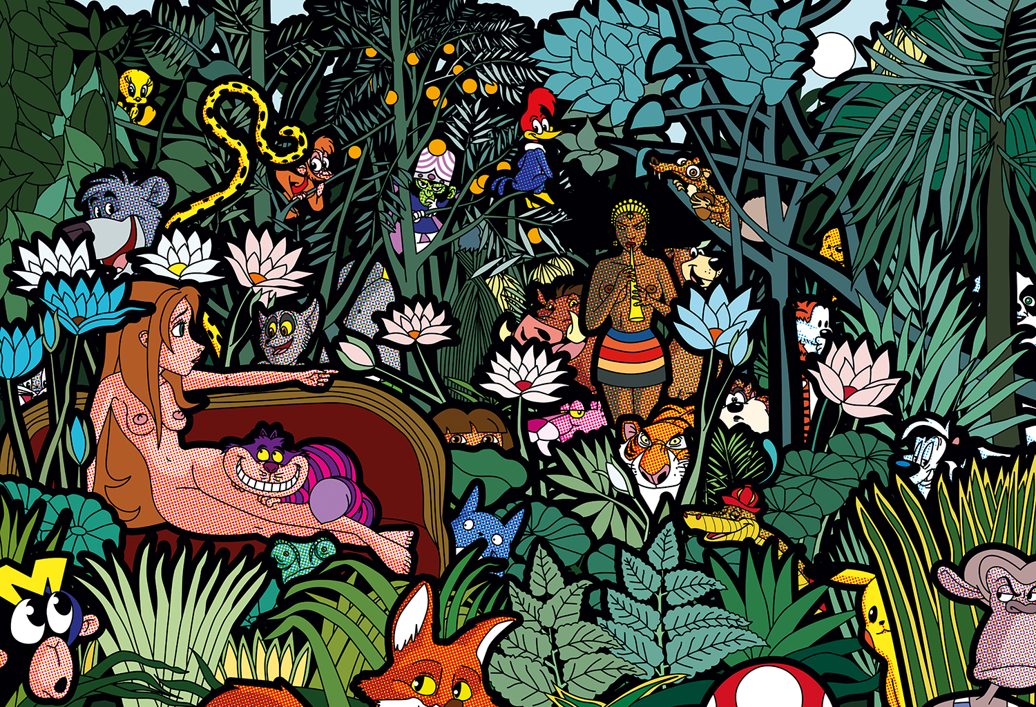 « Jardin intérieur et ses cabanes secrètes »
